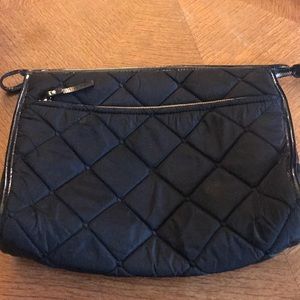 Kate spade large quilted nylon cosmetic